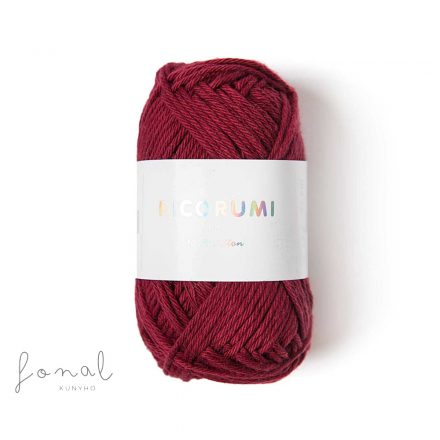 Ricorumi dk 100% pamut fonal - 030 Burgundy