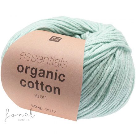 Rico Essentials Organic Cotton aran 100% pamut fonal - 011 Menta