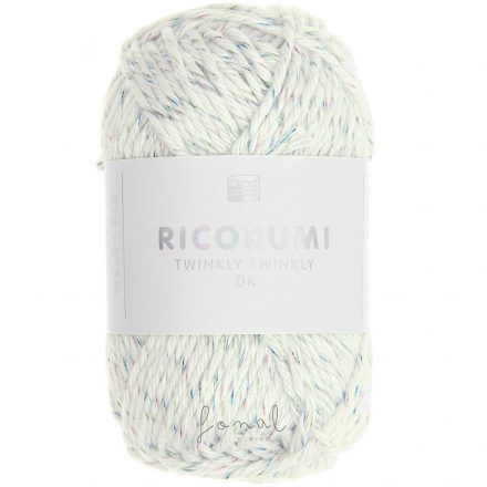 Ricorumi Twinkly Twinkly dk 99% pamut fonal - 002 Szivárvány