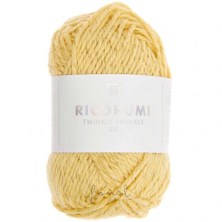 Ricorumi Twinkly Twinkly dk 99% pamut fonal - 005 Sárga