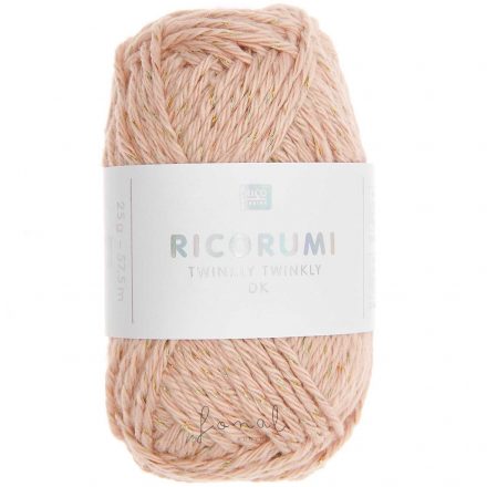 Ricorumi Twinkly Twinkly dk 99% pamut fonal - 007 Púder