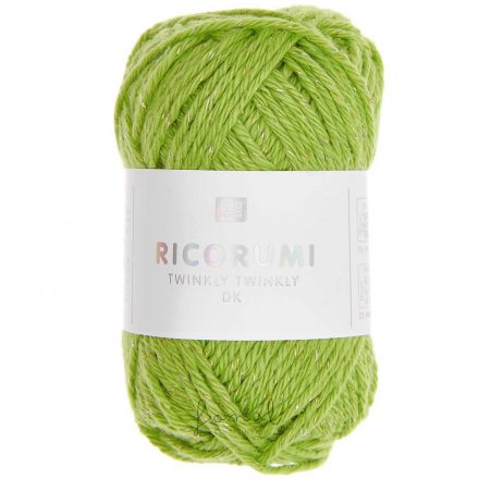 Ricorumi Twinkly Twinkly dk 99% pamut fonal - 014 Zöld