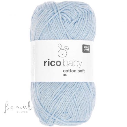 Rico Baby Cotton Soft dk pamut babafonal - 003 Világoskék