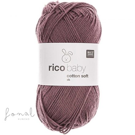 Rico Baby Cotton Soft dk pamut babafonal - 068 Szilva