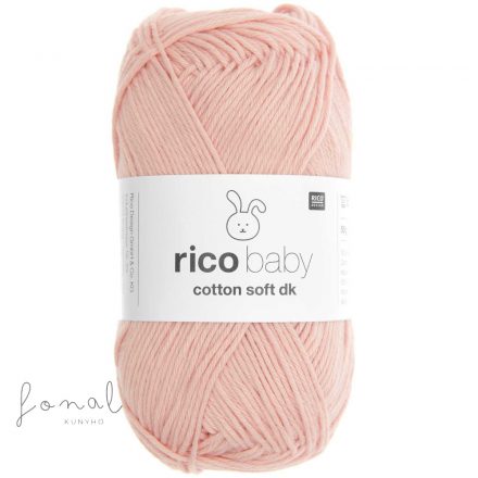 Rico Baby Cotton Soft dk pamut babafonal - 081 Rózsaszín