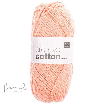 Rico Creative Cotton aran 100% pamut fonal - 03 Lazac