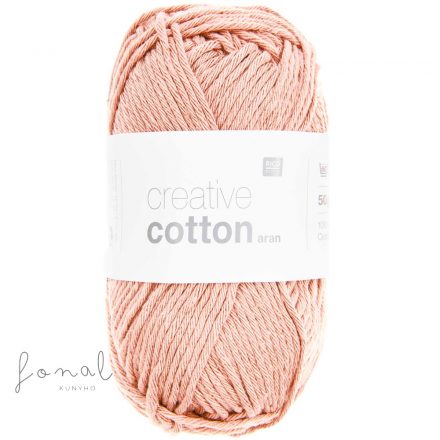 Rico Creative Cotton aran 100% pamut fonal - 06 Füstös rózsa