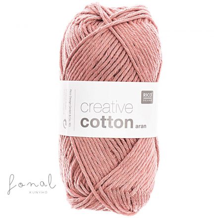 Rico Creative Cotton aran 100% pamut fonal - 34 Berry