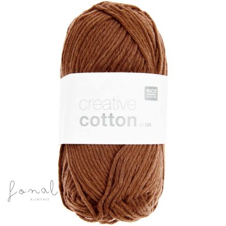 Rico Creative Cotton aran 100% pamut fonal - 57 Fahéj