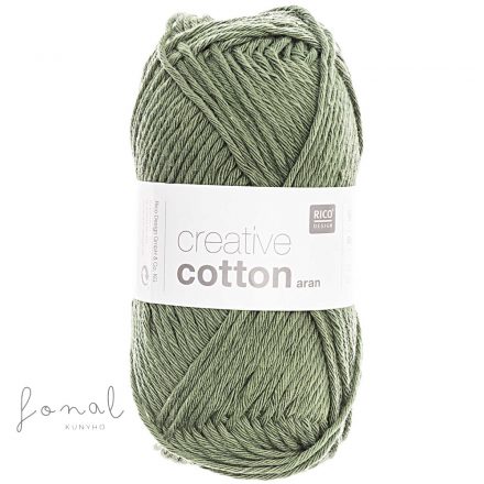 Rico Creative Cotton aran 100% pamut fonal - 66 Borostyán