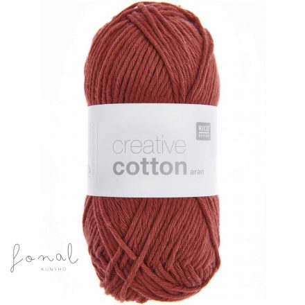 Rico Creative Cotton aran 100% pamut fonal - 85 Rozsdabarna